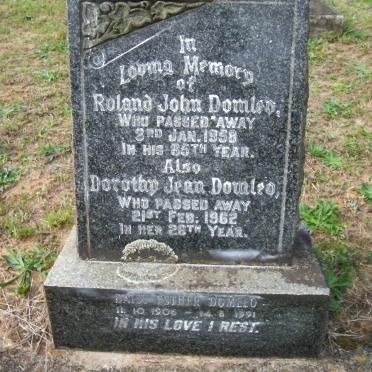 DOMLEO Roland John  -1958 :: DOMLEO Dorothy Jean -1962 &amp; DOMLEO Daisy Esther 1906-1991