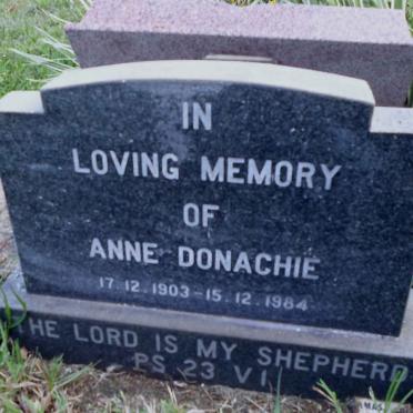 DONACHIE Anne 1903-1984