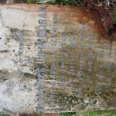 DORAN Frederick John 1884-1925