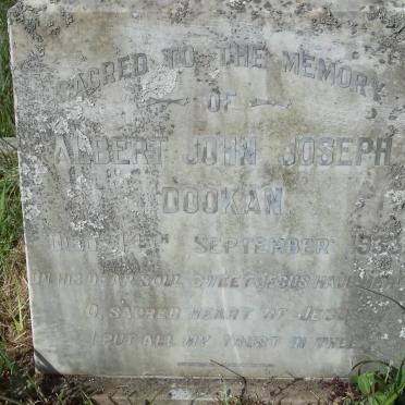 DOOKAN Albert John Joseph -1933 