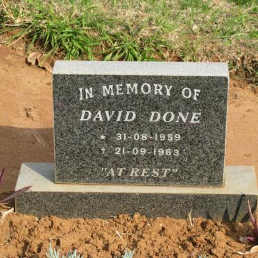 DONE David 1959-1963