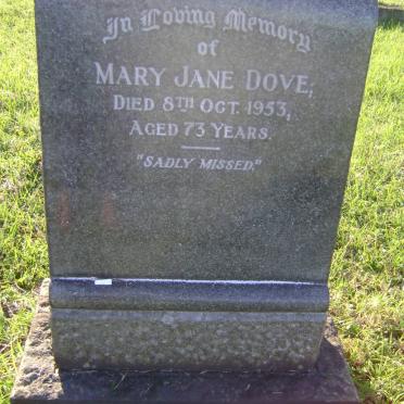 DOVE Mary Jane -1953