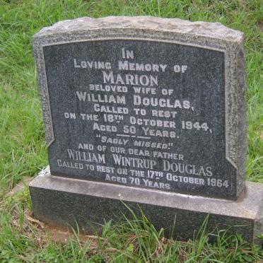 DOUGLAS William Wintrup -1964 &amp; Marion -1944