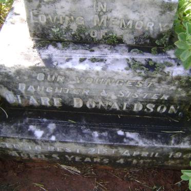 DONALDSON Clare  -1945