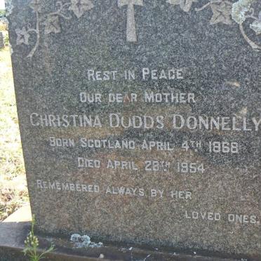 DONNELLY Christina Dodds 1868-1954