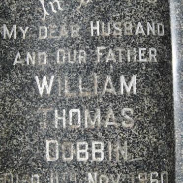 DOBBIN William Thomas -1960