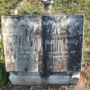 EATON Clarence Oliver -1947 &amp; Ethel Grenfel BERRIMAN -1929