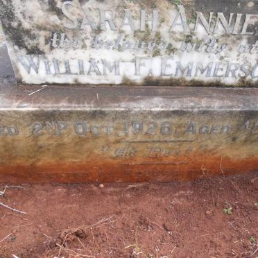 EMMERSON Sarah Annie -1926