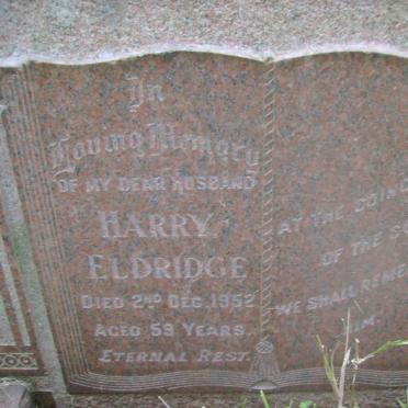 ELDRIDGE Harry -1952