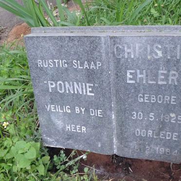 EHLERS Christina 1925-1984