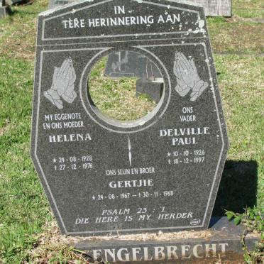 ENGELBRECHT Delville Paul 1926-1997 &amp; Helena 1928-1976 :: ENGELBRECHT  1967-1968