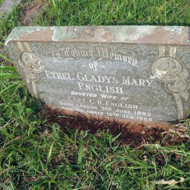 ENGLISH Cecil Rowe -1941 &amp; Ethel Gladys Mary 1882-1958