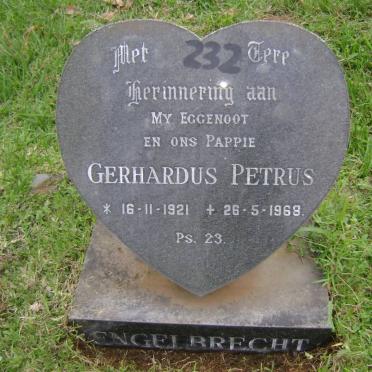ENGELBRECHT Gerhardus Petrus 1921-1968