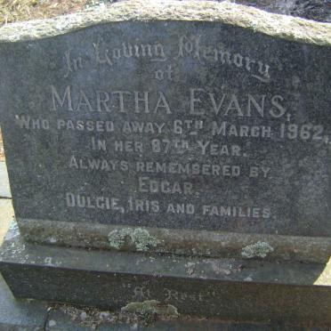 EVANS Martha -1962