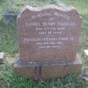 FINDLAY Francis -1961 :: FINDLAY Lionel Henry -1948