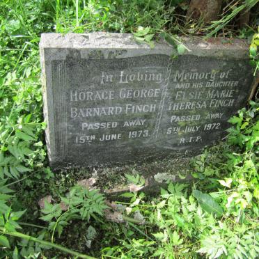 FINCH Horace George Barnard -1973 :: FINCH Elsie Marie Theresa -1972