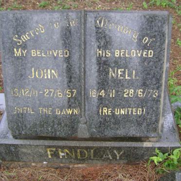 FINDLAY John 1911-1957 &amp; Nell 1911-1973