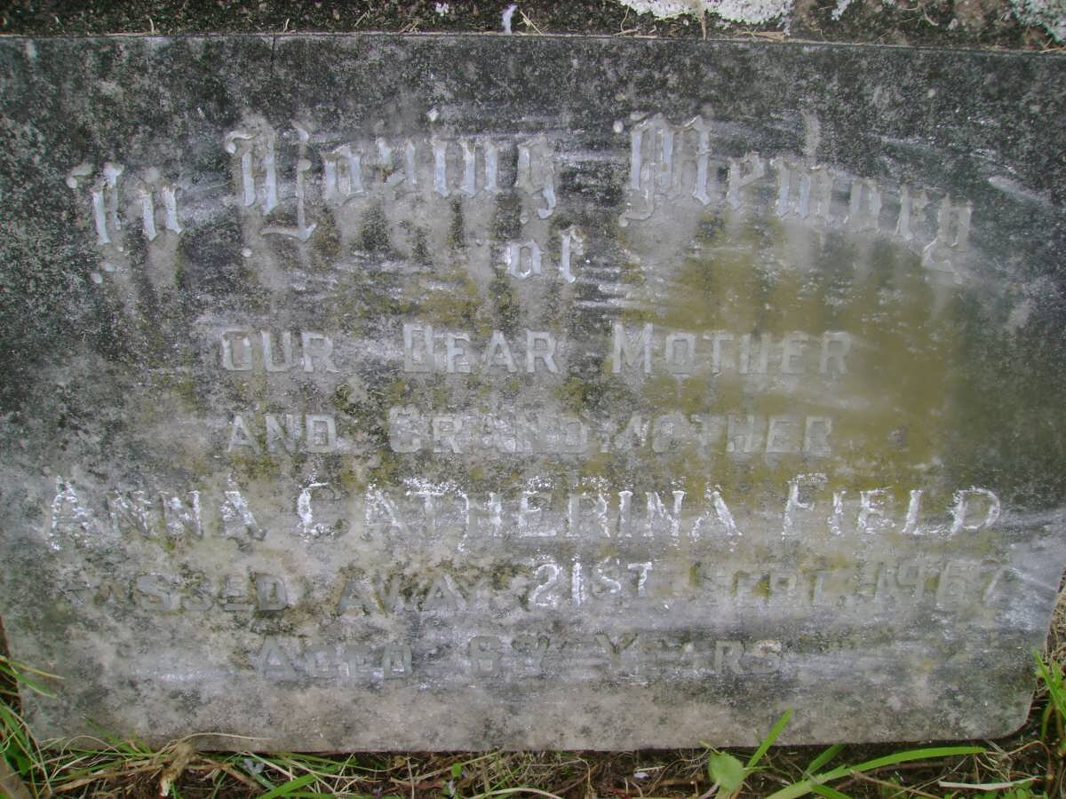 FIELD Anna Catherina -1967