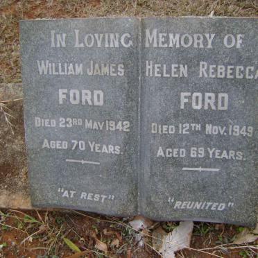 FORD William James -1942 &amp; Helen Rebecca -1949
