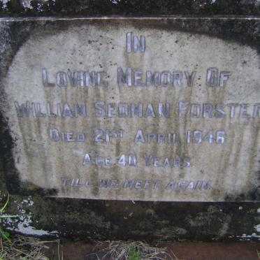 FORSTER William Sedman -1946