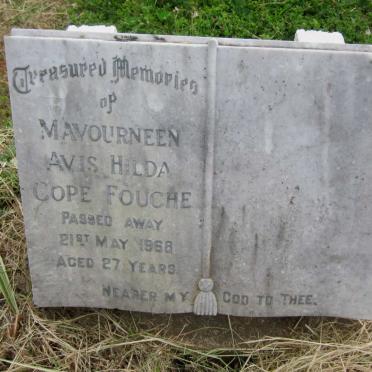 FOUCHE Mavourneen Avis Hilda Cope -1968