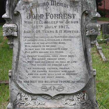 FORREST John -1917 &amp; Emily Mary -1912