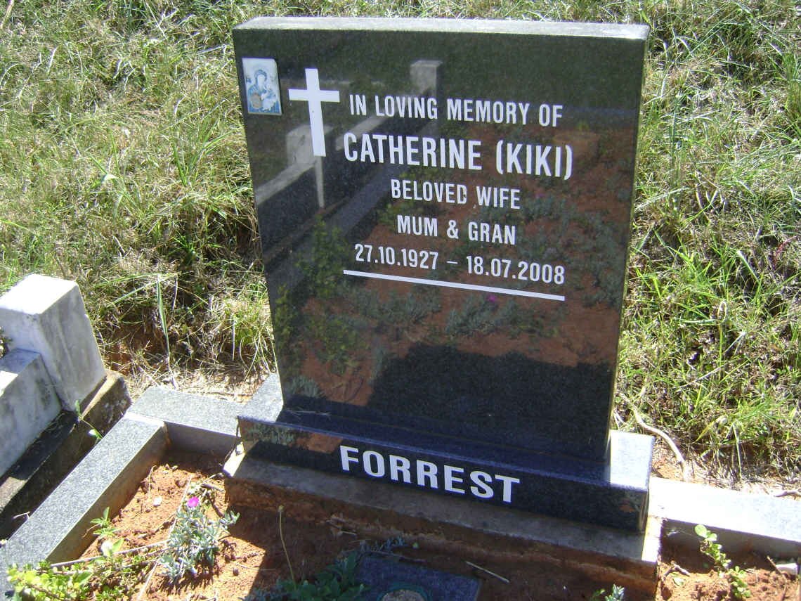 FORREST Catherine 1927-2008
