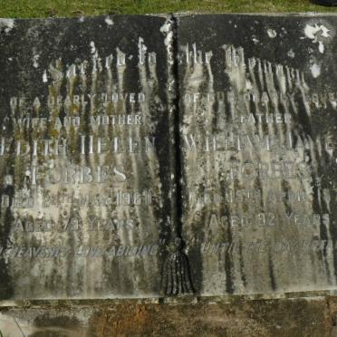 FORBES William James -1970 &amp; Edith Helen -1960