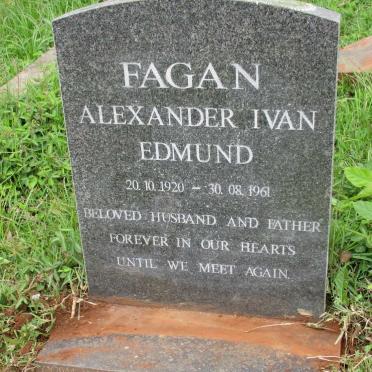 FAGAN Alexander Ivan Edmund 1920-1961