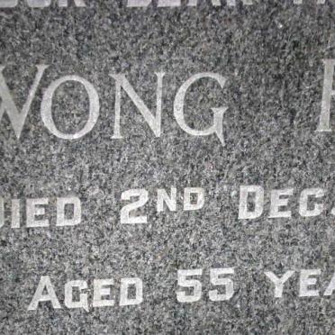 FAN Wong -1942 &amp; Loon -1966