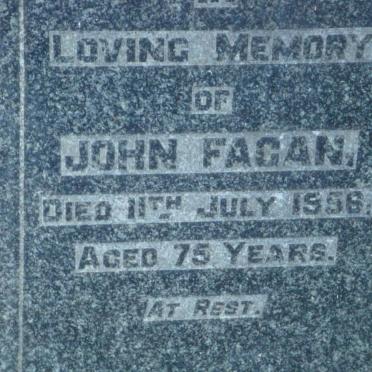 FAGAN John -1956