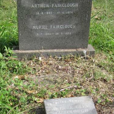 FAIRCLOUGH Arthur 1890-1974 &amp; Muriel 1890-1975 :: FAIRCLOUGH Arthur Glynn 1923-2004
