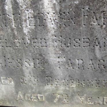 FARAGHER Joseph Edwin -1948 &amp; Jessie Previll -1957