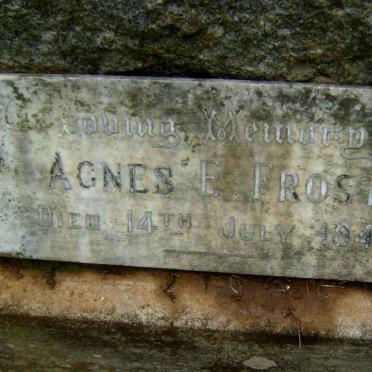 FROST Agnes E. -1941