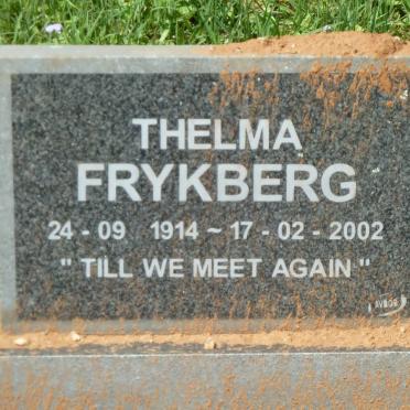 FRYKBERG Thelma 1914-2002