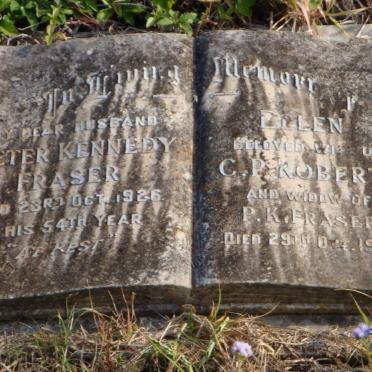 FRASER Peter Kennedy-1926 &amp; Ellen ROBERTS previously FRASER -1951