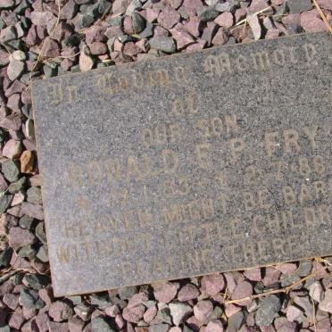 FRY Ronald E.P. 1983-1986