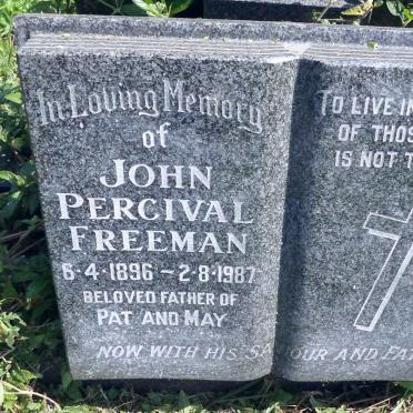 FREEMAN John Percival 1896-1987