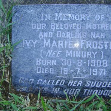 FROSTICK Ivy Marie nee MINDRY 1908-1971