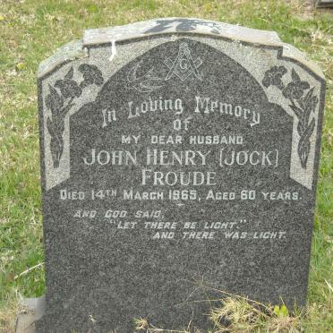 FROUDE John Henry -1965