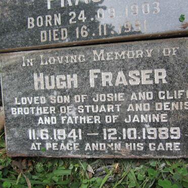 FRASER Hugh 1941-1989