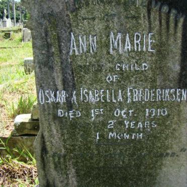 FREDRICKSON Ann Marie -1910