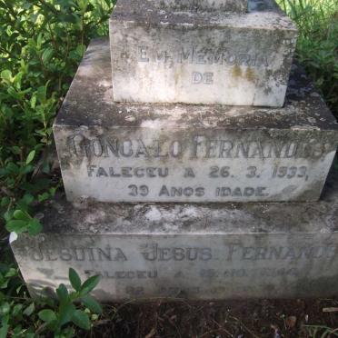 FERNANDES Goncalo -1933 :: FERNANDES Jesuina Jesus 1944-