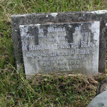 FELIX Minnie Elizabeth -1917 :: FELIX George Richard -1916