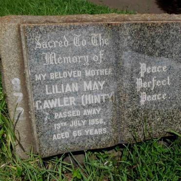 GAWLER Lilian May nee HINTY -1958