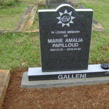 GALLENI Marie Amalia Papilloud 1921-2013