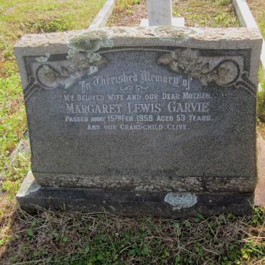 GARVIE Margaret Lewis -1959