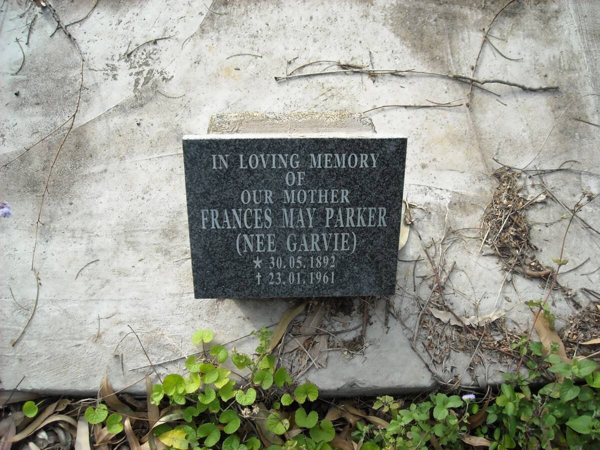 GARVIE John 1870-1953 &amp; Sarah Elizabeth 1873-1952 :: PARKER Frances May nee GARVIE 1892-1961