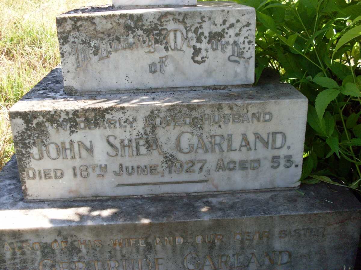 GARLAND John Shea -1927 :: Gertrude -1961