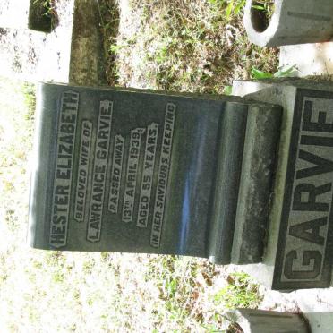 GARVIE Hester Elizabeth -1939